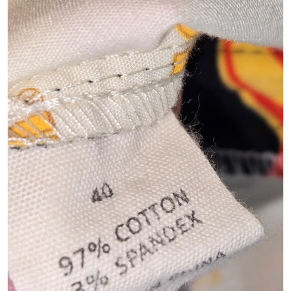 Loudmouth Shorts Mens 40 Black Colorful Hand Finger Print Golf Fun Novelty - Picture 3 of 4